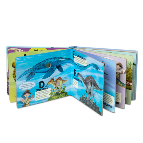 Poke-a-Dot - Dinosaurs A to Z Board Book