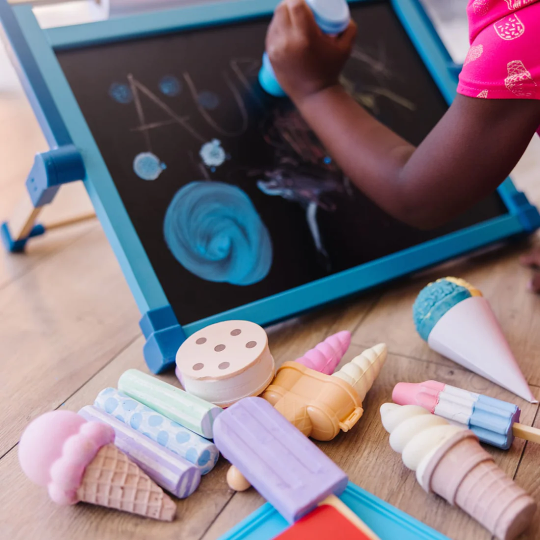 Ice Cream Shop Chalk Play Set