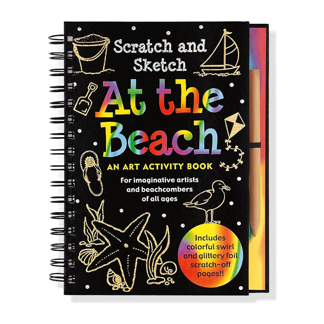 At The Beach Scratch and Sketch