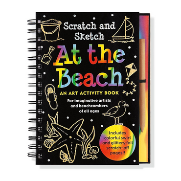At The Beach Scratch and Sketch