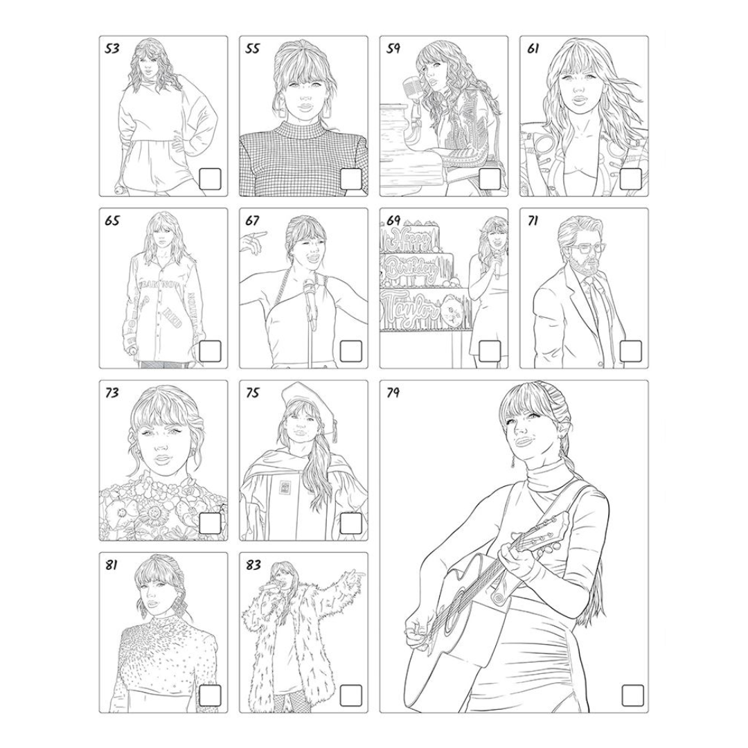 Super Fan-Tastic Taylor Swift Coloring & Activity Book