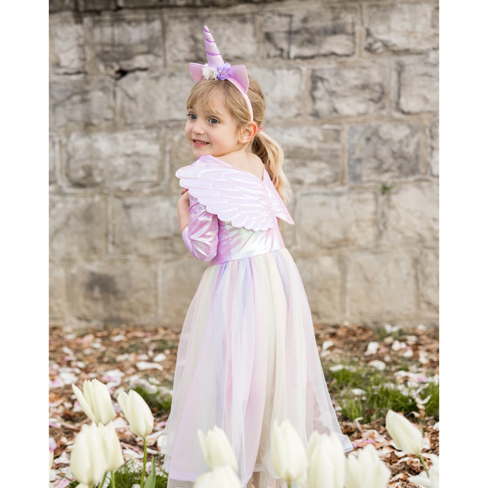 Alicorn Dress with Wings & Headband