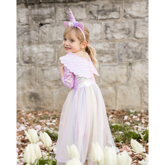 Alicorn Dress with Wings & Headband