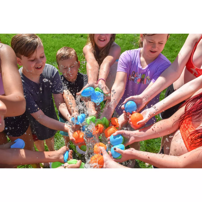 SplatterBallz Reusable Water Balloon Balls with Bucket (6-pack)