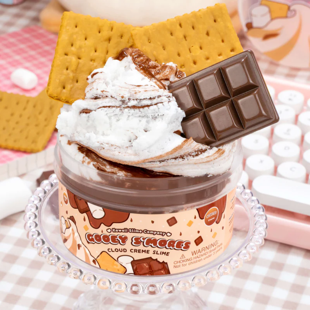 Gooey S'mores Cloud Creme Kawaii Slime