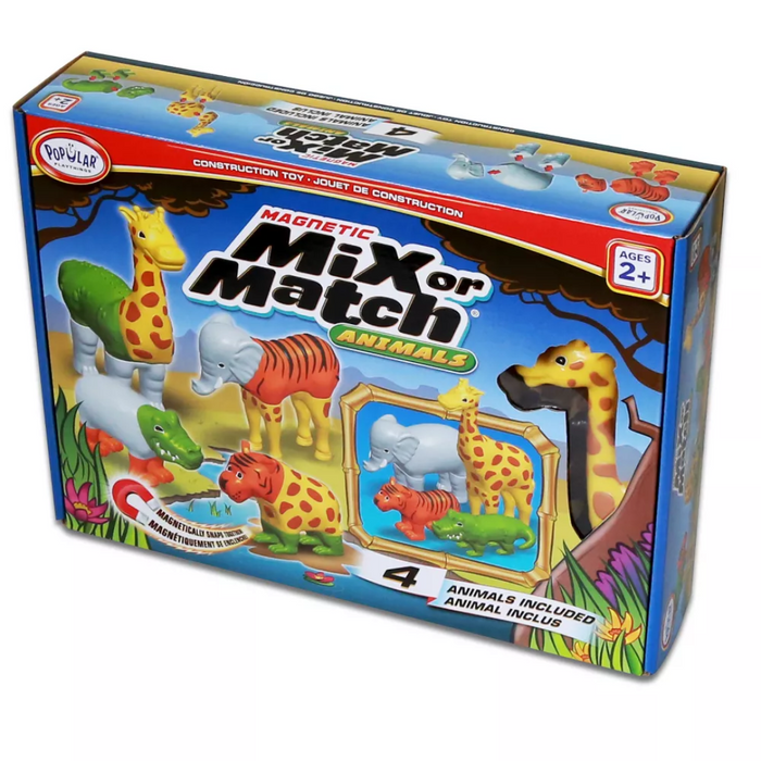 Magnetic Mix or Match: Jungle Animals Set