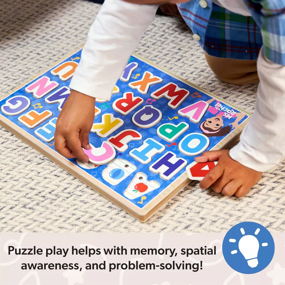 Melissa & Doug, Ms. Rachel Alphabet Letter Sounds Puzzle - 26pc