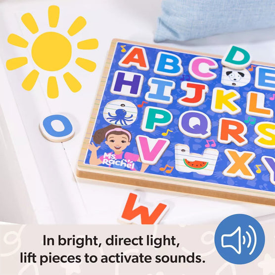 Melissa & Doug, Ms. Rachel Alphabet Letter Sounds Puzzle - 26pc