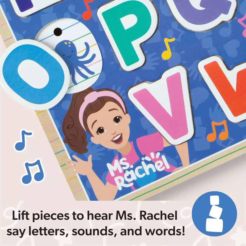 Melissa & Doug, Ms. Rachel Alphabet Letter Sounds Puzzle - 26pc