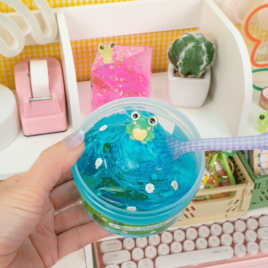 Toad ally Awesome Clear Kawaii Slime