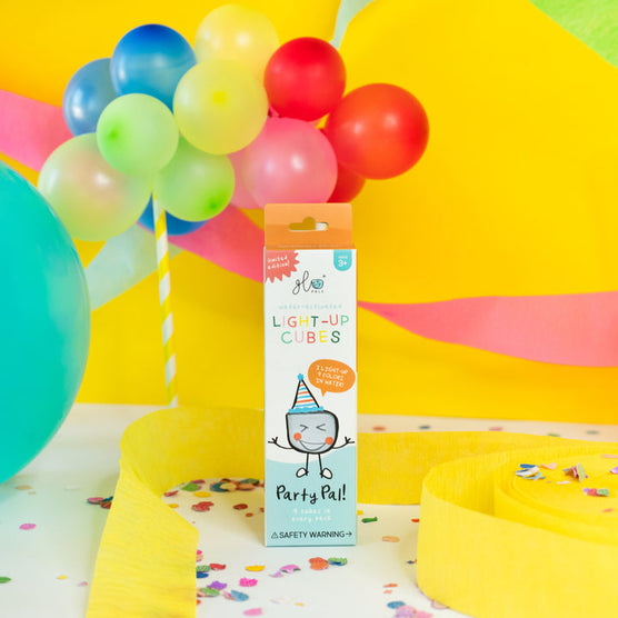 Party Pal Multi Color Light Up Bath Cubes