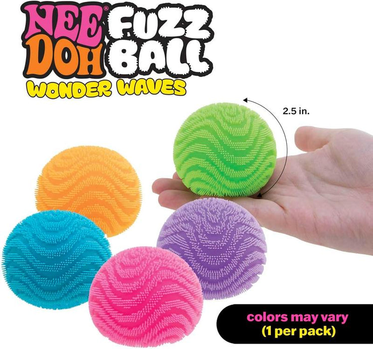 NeeDoh Fuzz Ball Wonder Waves Stress Relief Ball