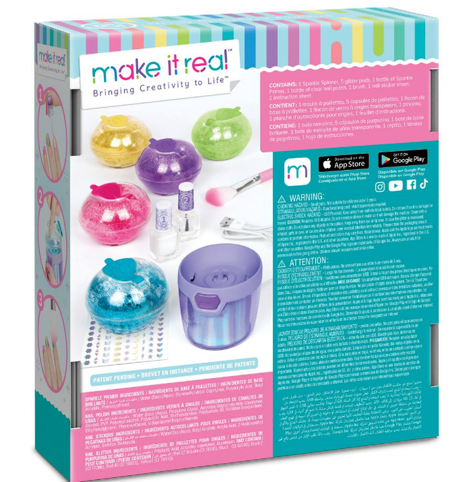 Make It Real™ Party Nails Glitter Nail Studio