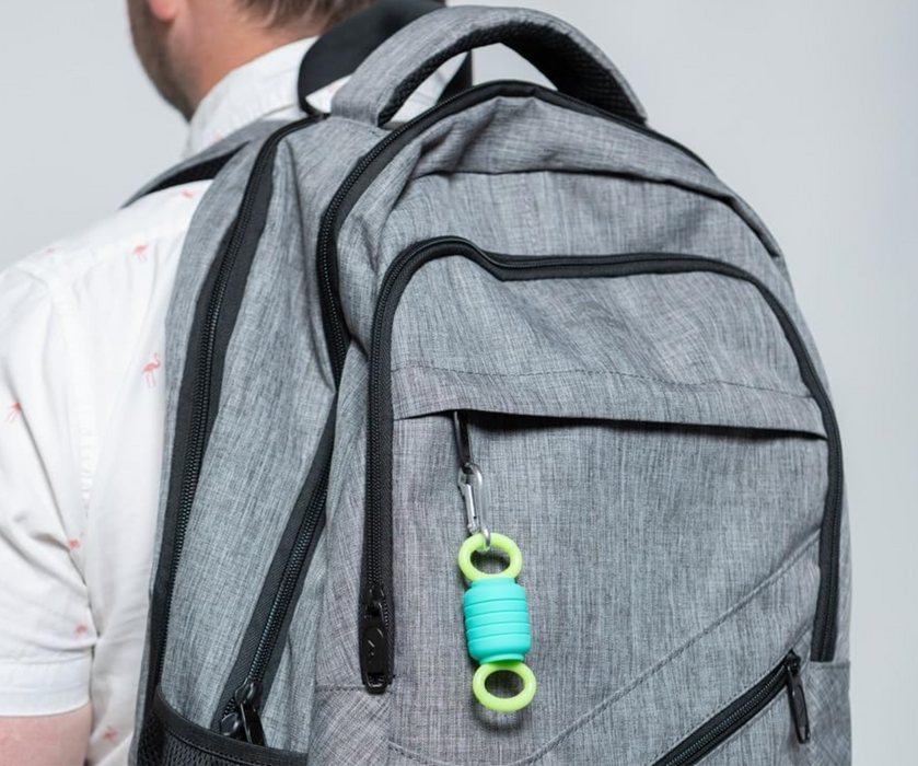 Krumples Fidget Pullys 6 Pack – Portable BPA-Free Silicone Sensory Fidget Toy for Stress, Focus & ADHD, Mini Pop-and-Squeeze Hand Toy for Kids and Adults