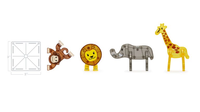Magna Tiles Safari Animals