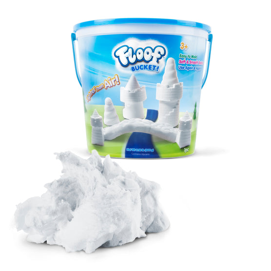 Floof Modeling Clay - Reuseable Indoor Snow - Bucket of Floof