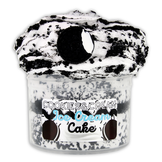 Cookies and Cream Ice Cream Cake Dope Slime