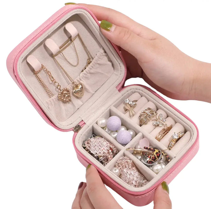 Small Travel Jewelry Case