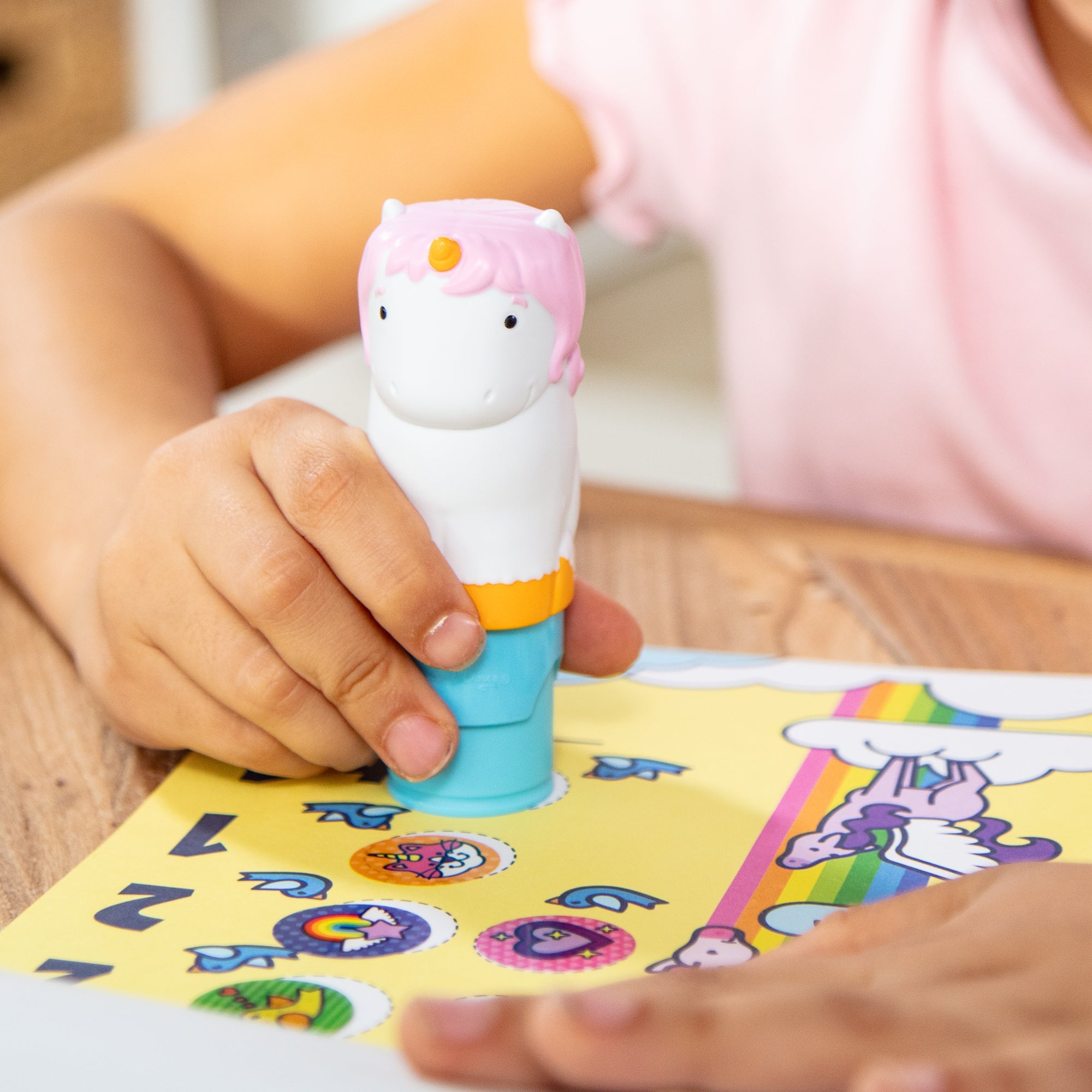 Unicorn Sticker Wow Activity Pad and Sticker Stamper
