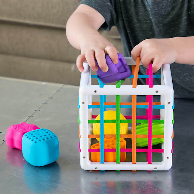 Inny Bin Shape Sorter Push Pull