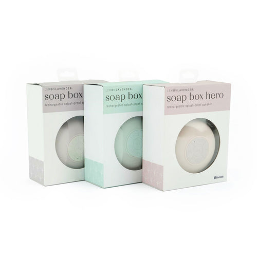 Soap Box Hero Shower Speaker Lemon Lavender