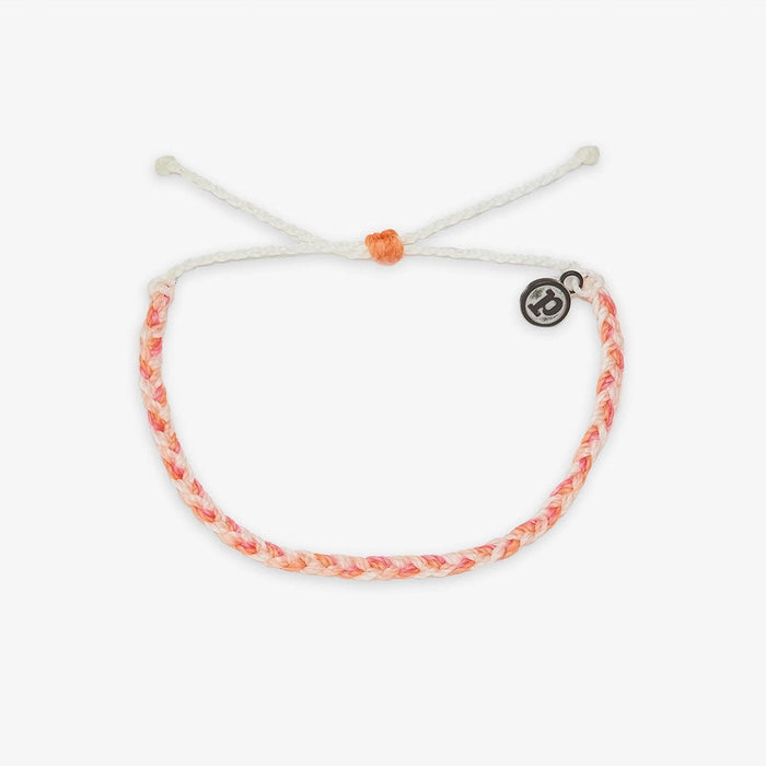 Breast Cancer Awareness Mini Braided Bracelet PuraVida