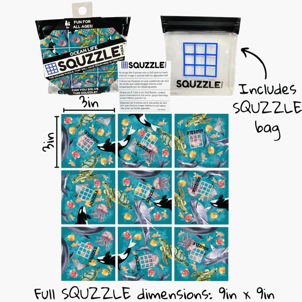 Ocean Life Squzzle