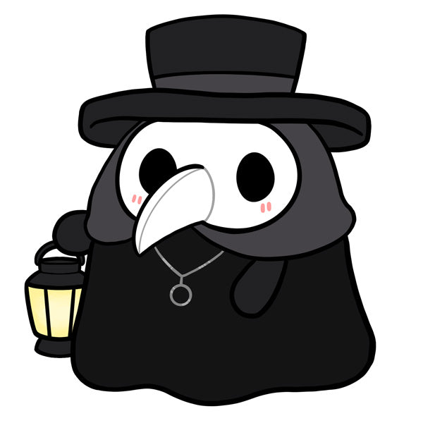 Mini 7 Inch Squishable Plague Doctor